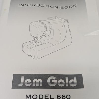 Jem Gold Model 660 Sewing Machine