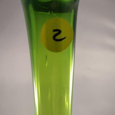 Footed Art Glass Vase (#2)