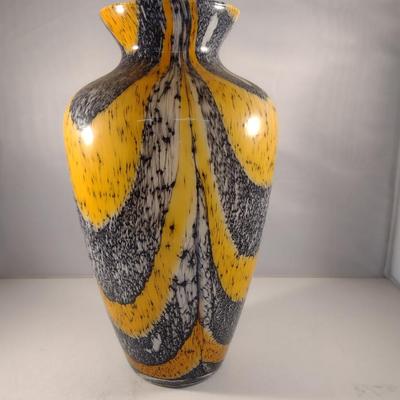 Striped Glass Vase (#3)