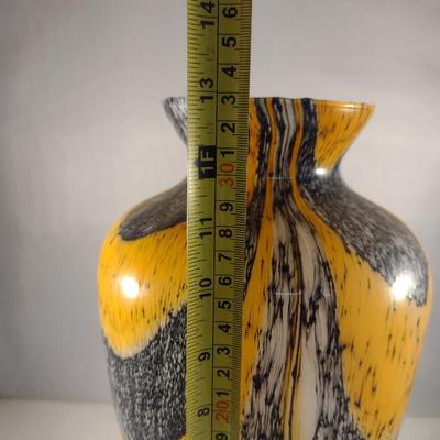 Striped Glass Vase (#3)