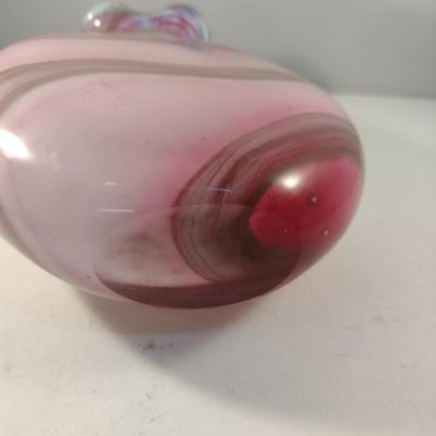 Colorful Art Glass Vase (#4)