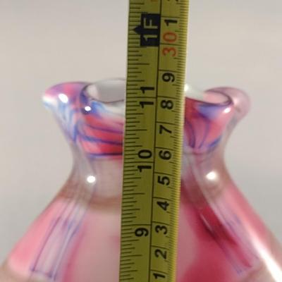 Colorful Art Glass Vase (#4)