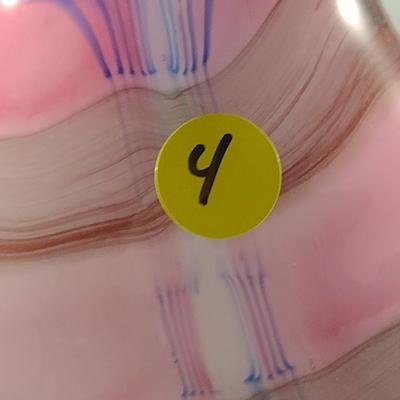 Colorful Art Glass Vase (#4)