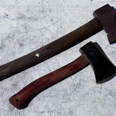 2 Vintage Hatchets 