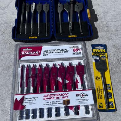 2 Sets of Spade Bits 