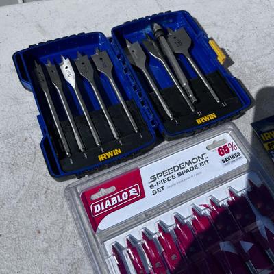2 Sets of Spade Bits 