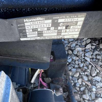 Homelite 4400 Watt Generator 