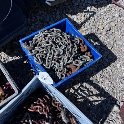 Chain and Ratchet Tie Downs (3) Crates 