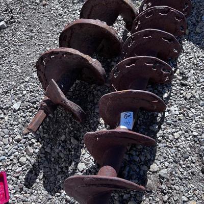 (2) 12" Augers 