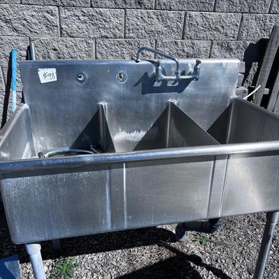 Stainless Steel 3 Hole Sink 