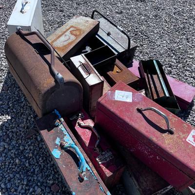 Awesome OLD METAL TOOL Boxes