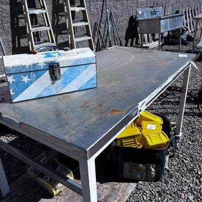 Metal Rolling Work Table 