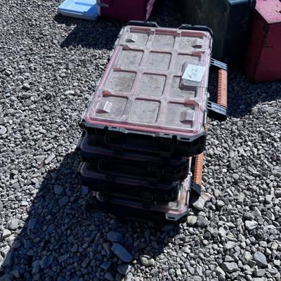 4 Rigid Pack out Boxes 