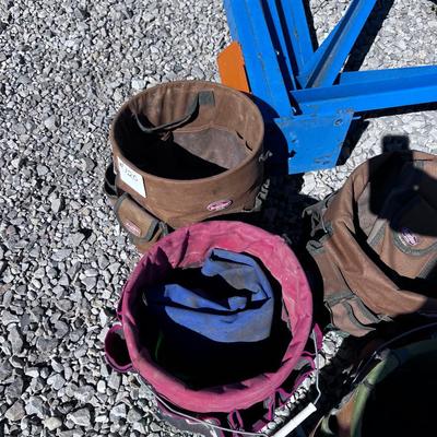 (4) Tool Buckets with 7 Bucket Boss Tool Holders 