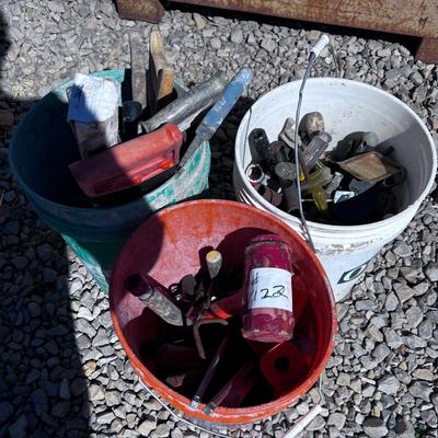 (3) Buckets of Tools