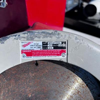 Milwaukee 10" Circular Saw Includes Metal RED Case