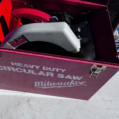 Milwaukee 10" Circular Saw Includes Metal RED Case (2nd one Listed) 