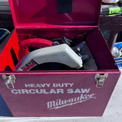 Milwaukee 10" Circular Saw Includes Metal RED Case (2nd one Listed) 
