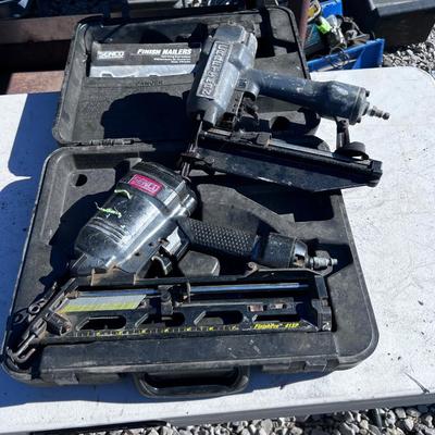 (2) Finish Nailers, 1 includes Plastic Hardcase