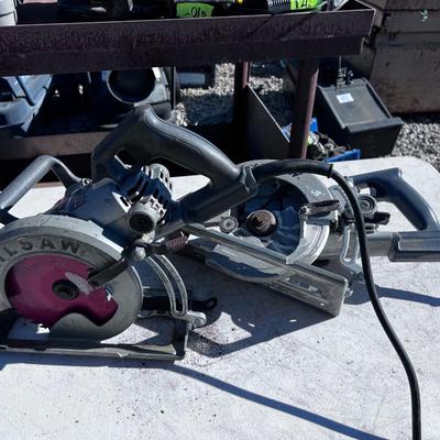 2 Skilsaw WORM Drives, NO hard case. 