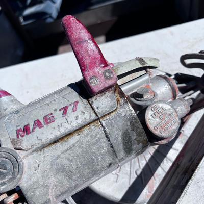 Single Skilsaw Worm Drive with Red Handle, NO Case. 