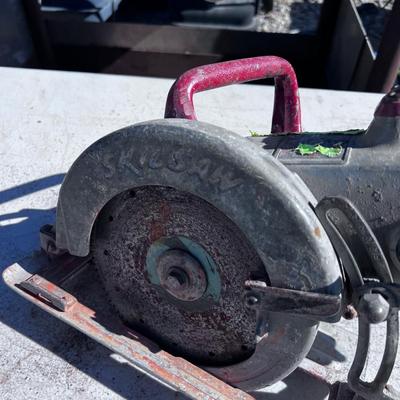 Single Skilsaw Worm Drive with Red Handle, NO Case. 