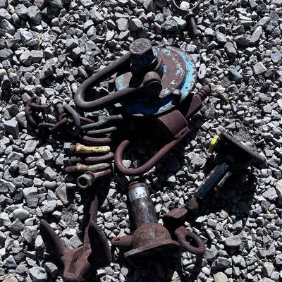 Pile of Metal, Anchor, Jacks 