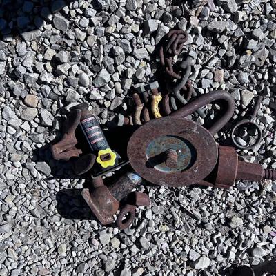 Pile of Metal, Anchor, Jacks 