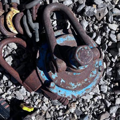 Pile of Metal, Anchor, Jacks 