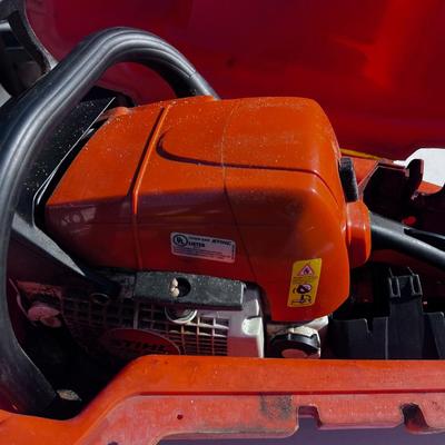 STIHL Chain Saw with Orange Hard Case