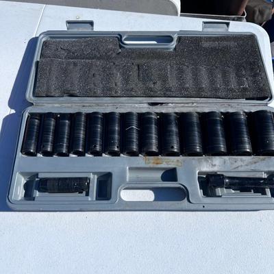 Pittsburg SAE Deep Well Socket Set 