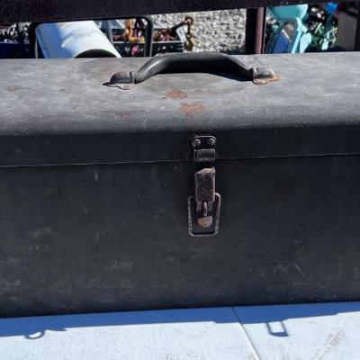Kennedy Tool Box BROWN Full of Hand Saws