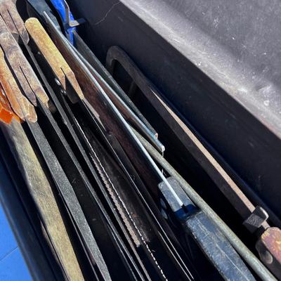 Kennedy Tool Box BROWN Full of Hand Saws