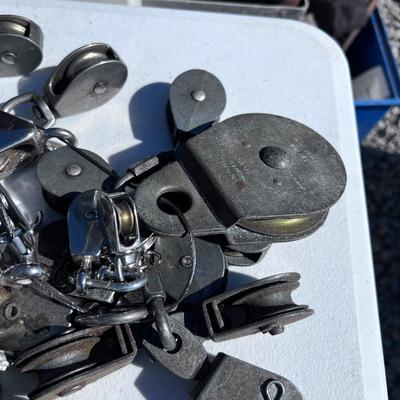 Pulley's and Metal Snap Links  