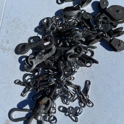 Pulley's and Metal Snap Links  
