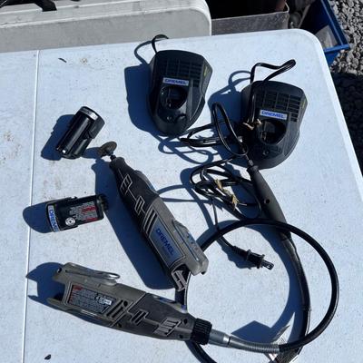 2 Cordless Dremel's With Charges 
