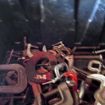 Giant Tub of "C" Clamps 