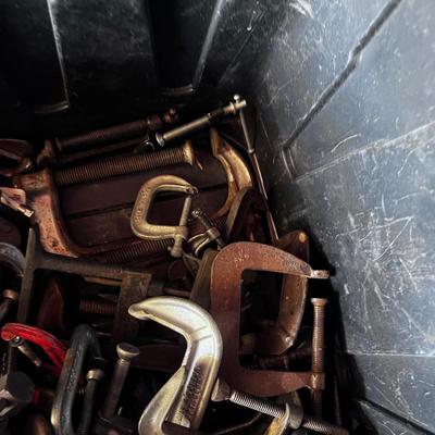 Giant Tub of "C" Clamps 