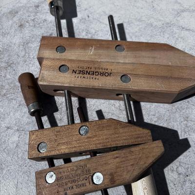 3 Wood Clamps 