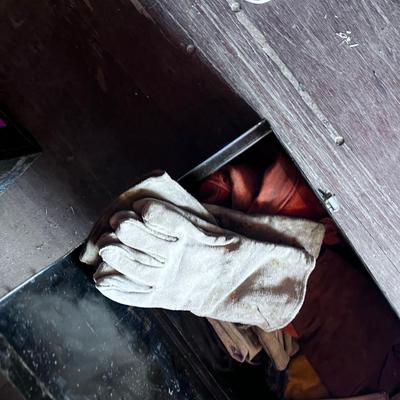 Box of Welding Gloves and Other Accessories 