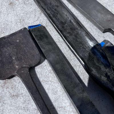 (5) Antique Chisels and Shaping Tools 