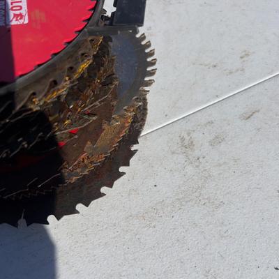 Pile of 7-1/4" Circular Saw Blades 