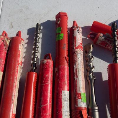 (12) - 6"to 8" Spline Drive Bits
