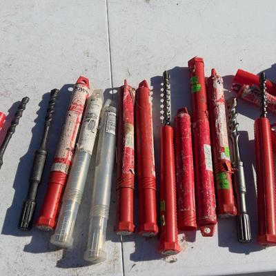(12) - 6"to 8" Spline Drive Bits