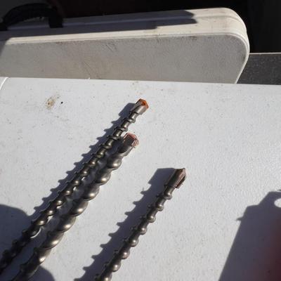 (3)  30" Spline Drive Bits