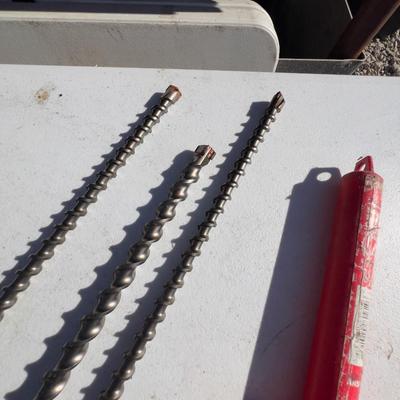 (3)  30" Spline Drive Bits