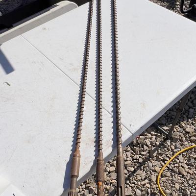 (3) 30" Bits 2 spline and 1 Slotted