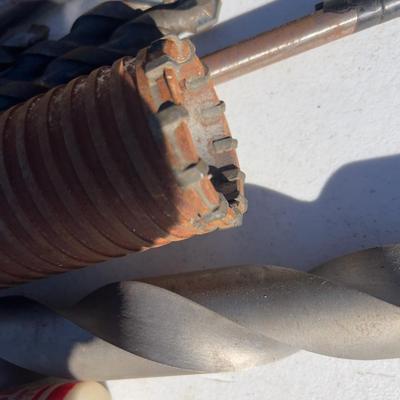 Mixed Lot of Masonry Bits & Hole Saws