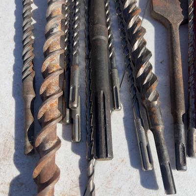 Giant Lot of Spline Drives All Sizes plus some Chisel bits