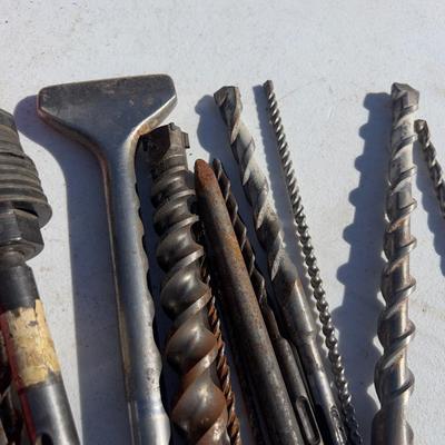 Giant Lot of Spline Drives All Sizes plus some Chisel bits